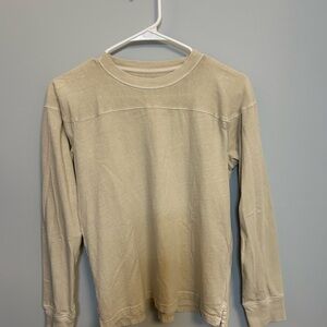 J.Crew Crewcuts Beige Long Sleeve T-Shirt - size 12/13 - NEVER WORN